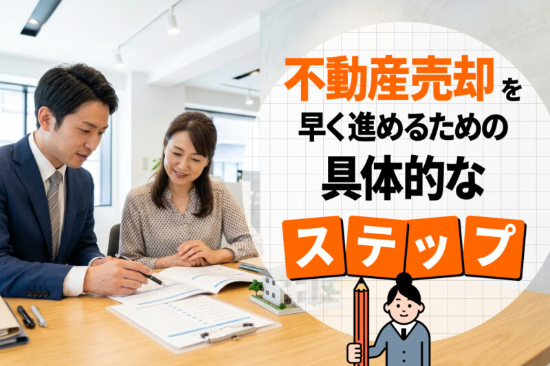 不動産売却を早く進めるための具体的なステップ