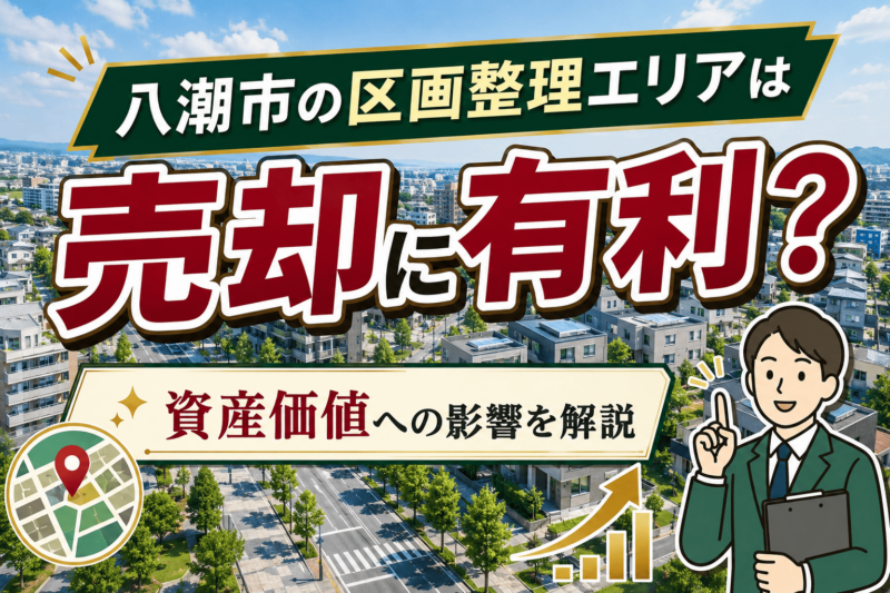 八潮市の区画整理エリアは売却に有利？資産価値への影響を解説